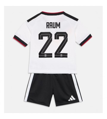 Tyskland David Raum #22 Hjemmebanetrøje Børn VM 2026 Kortærmet (+ Korte bukser)